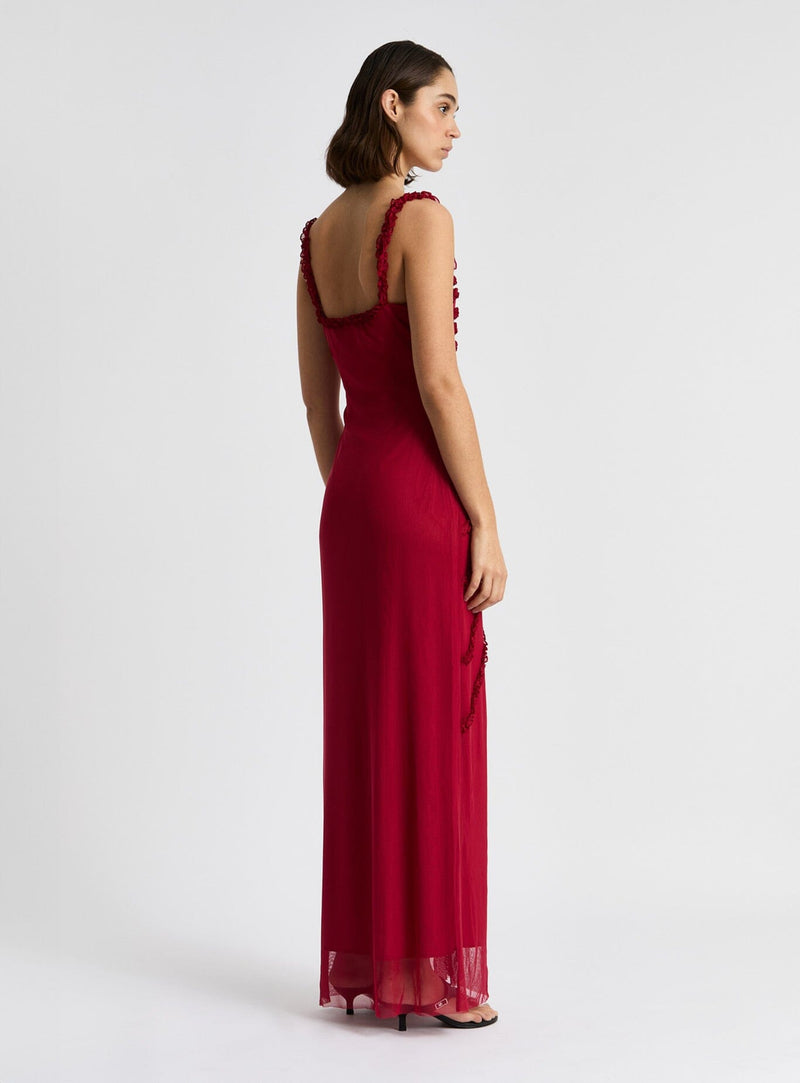 laagam ARABELLA BURGUNDY DRESS Envío gratis