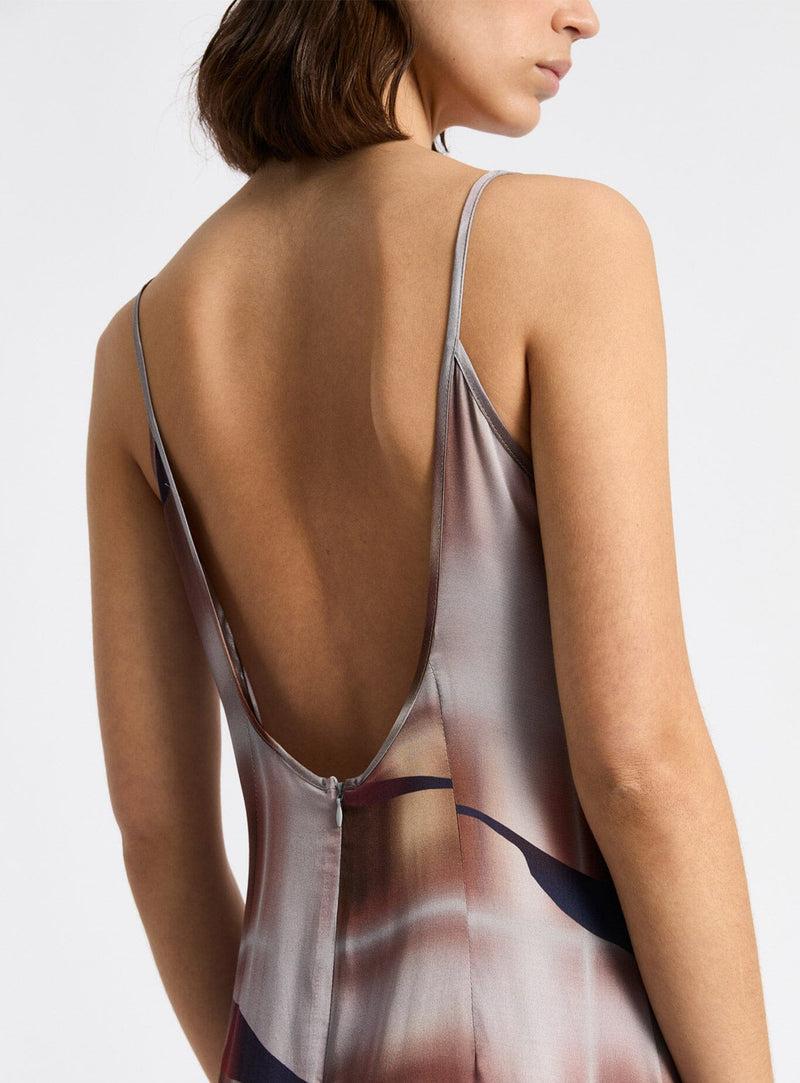 laagam GALLERY GREY STRAP MIDI DRESS Última moda