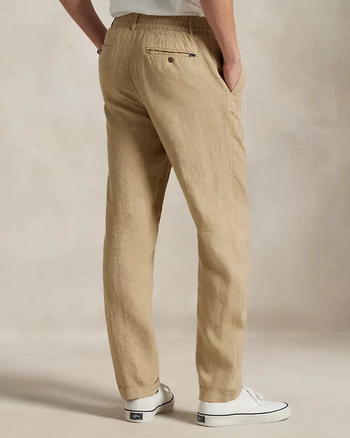 lauren ralph lauren Pantalón de lino Slim Tapered Fit para hombre | Ralph Lauren® ES Promoción trimestral