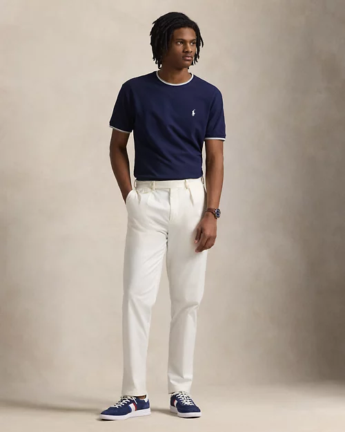 lauren ralph lauren Camiseta de piqué elástico Classic Fit para hombre | Ralph Lauren® ES Solo queda un día