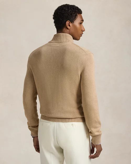 lauren ralph lauren Jersey de algodón con cremallera corta para hombre | Ralph Lauren® ES Superdescuento