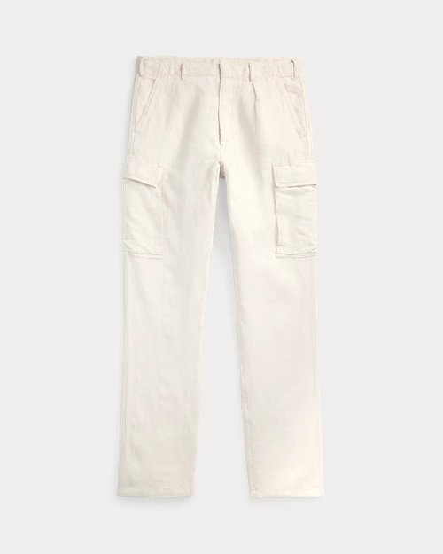 lauren ralph lauren Pantalón cargo de lino Slim Tapered Fit para hombre | Ralph Lauren® ES Liquidación