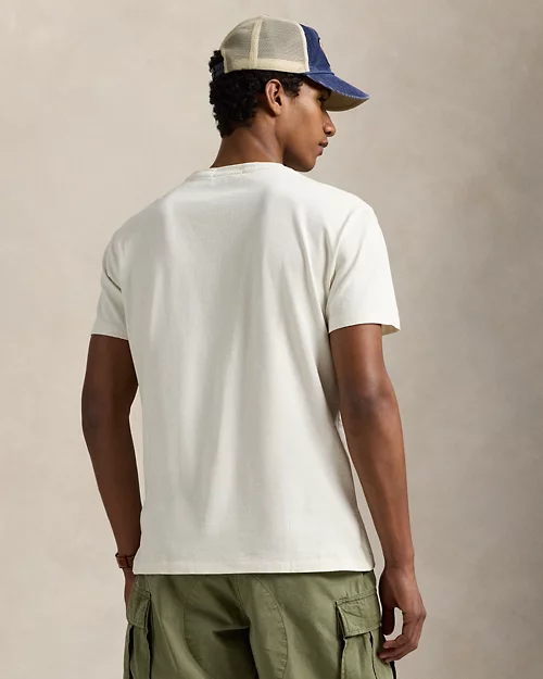 lauren ralph lauren Camiseta de punto Classic Fit estampada para hombre | Ralph Lauren® ES Tienda de fábrica
