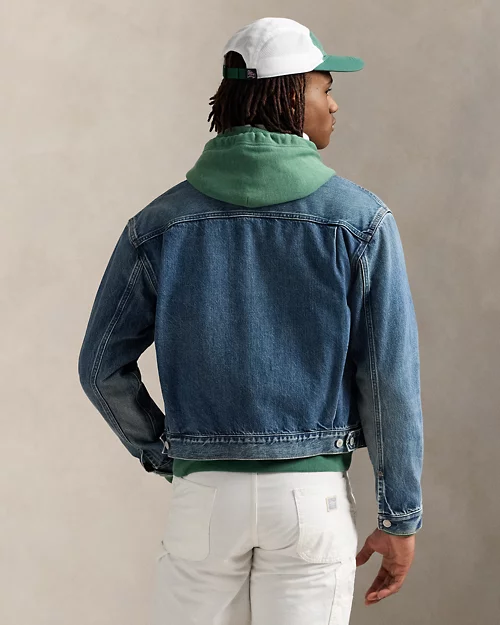lauren ralph lauren Chaqueta trucker de denim para hombre | Ralph Lauren® ES Libre de impuestos