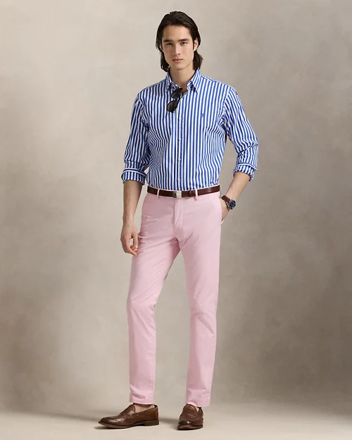 lauren ralph lauren Pantalón chino Slim Fit elástico para hombre | Ralph Lauren® ES 2025