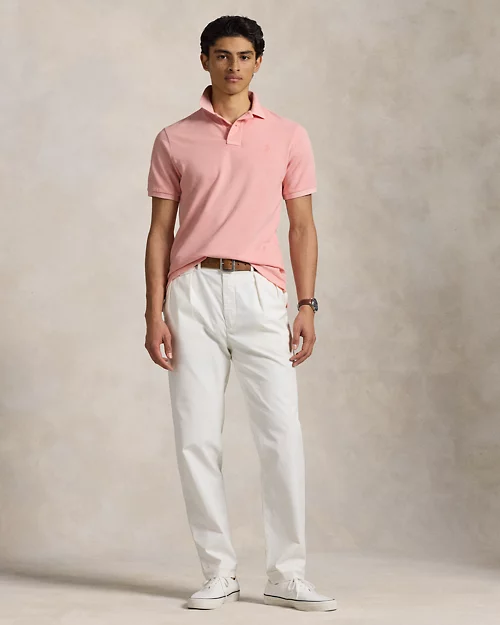 lauren ralph lauren Polo de piqué teñido Custom Slim Fit para hombre | Ralph Lauren® ES Outlet