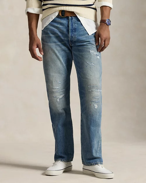 lauren ralph lauren Jeans desgastados Vintage Classic para hombre | Ralph Lauren® ES Rebajas baratas