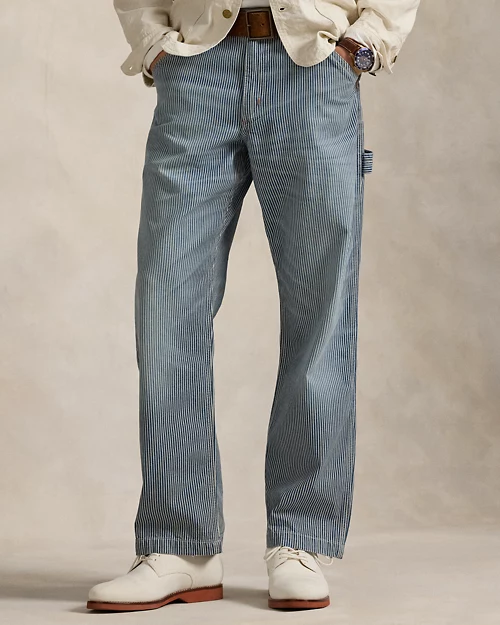 lauren ralph lauren Pantalón Dungaree Fit con rayas para hombre | Ralph Lauren® ES Ventas relámpago