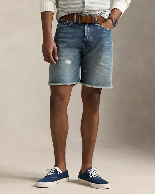 lauren ralph lauren Pantalón corto de denim Classic Fit para hombre | Ralph Lauren® ES Tienda