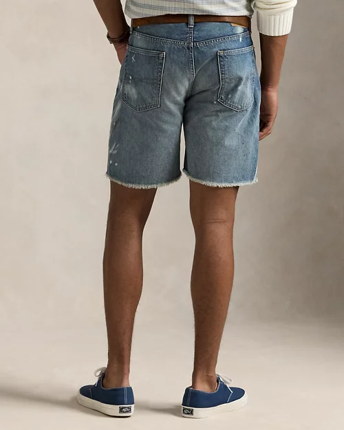 lauren ralph lauren Pantalón corto de denim Classic Fit para hombre | Ralph Lauren® ES Tienda
