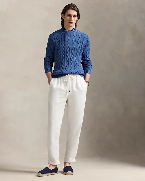 lauren ralph lauren Jersey de algodón teñido en prenda para hombre | Ralph Lauren® ES ÚLTIMAS EDICIONES
