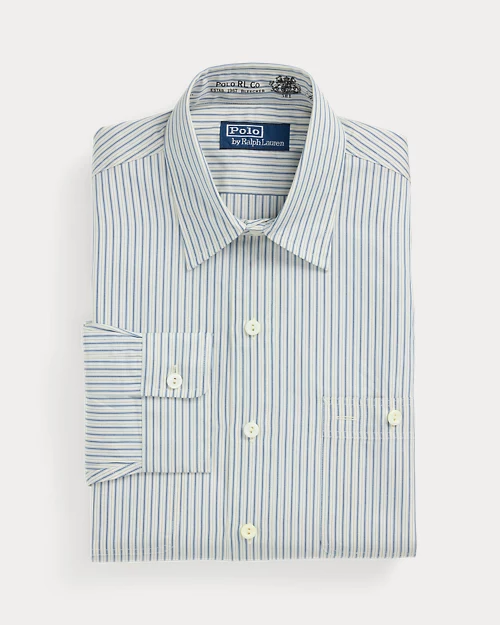 lauren ralph lauren Camisa de trabajo con rayas Classic Fit para hombre | Ralph Lauren® ES Últimos 2 días