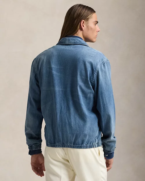 lauren ralph lauren La chaqueta Bayport de denim en índigo para hombre | Ralph Lauren® ES Precio de fábrica