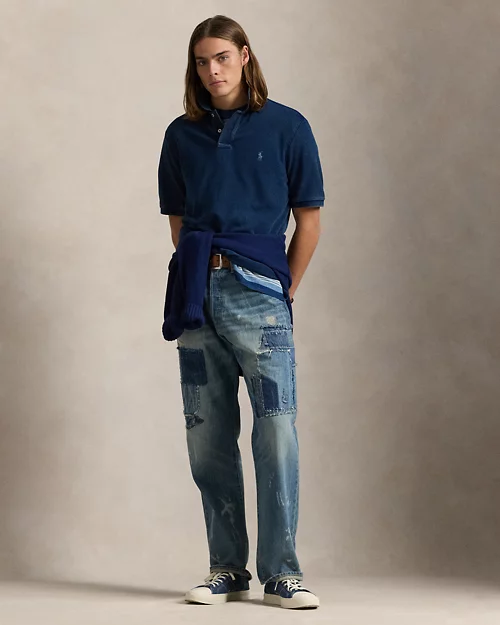 lauren ralph lauren Polo de piqué Classic Fit índigo para hombre | Ralph Lauren® ES Promoción por tiempo limitado