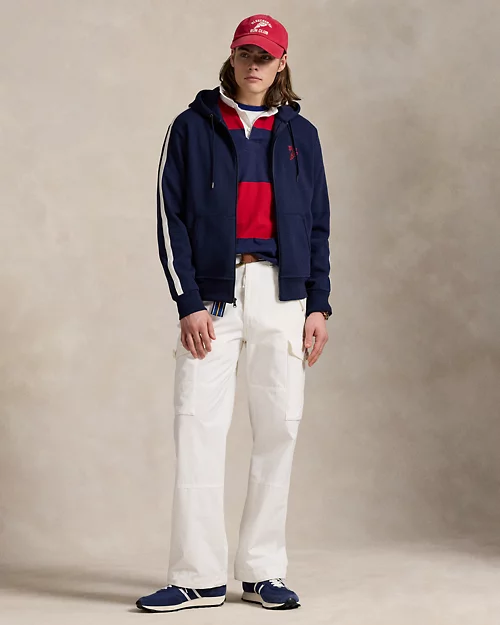 lauren ralph lauren Sudadera de piqué en punto doble para hombre | Ralph Lauren® ES Superdescuento