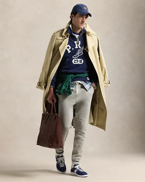 lauren ralph lauren Sudadera de felpa Vintage Fit para hombre | Ralph Lauren® ES Envío internacional gratuito
