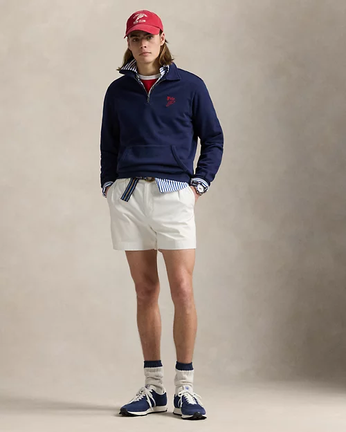 lauren ralph lauren Sudadera de rizo con cremallera corta para hombre | Ralph Lauren® ES Tienda de fábrica