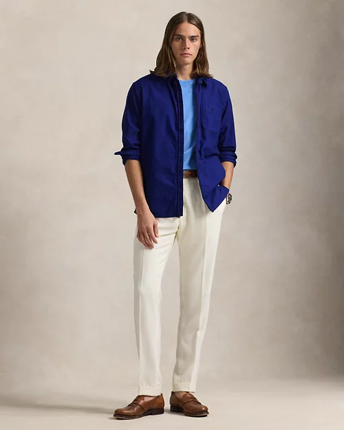 lauren ralph lauren Sobrecamisa oxford teñida en prenda para hombre | Ralph Lauren® ES Ahorra y exporta