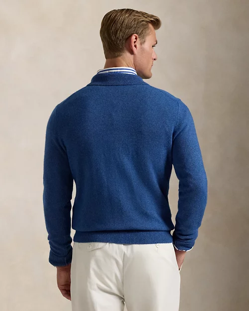 lauren ralph lauren Jersey de lana y algodón con cuello polo para hombre | Ralph Lauren® ES Precios de Black Friday