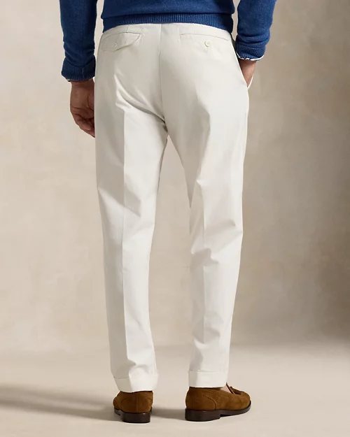 lauren ralph lauren Pantalón de sarga Slim Tapered Fit para hombre | Ralph Lauren® ES En oferta