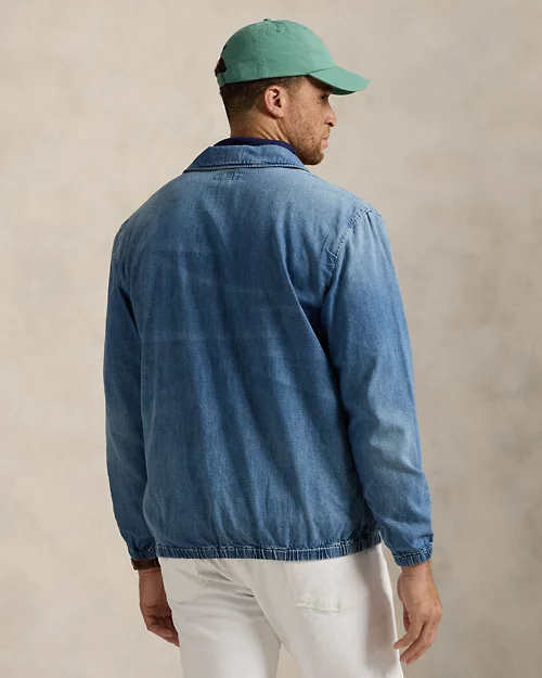 lauren ralph lauren La chaqueta Bayport de denim en índigo para hombre | Ralph Lauren® ES Última moda