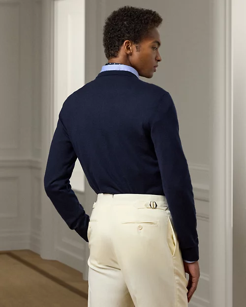 lauren ralph lauren Jersey de cachemira con cuello redondo para hombre | Ralph Lauren® ES Outlet online