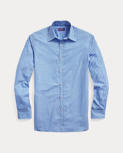 lauren ralph lauren Camisa de popelina con rayas bengalíes para hombre | Ralph Lauren® ES Rebajas