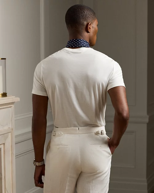 lauren ralph lauren Camiseta de hilo de Escocia para hombre | Ralph Lauren® ES Ofertas
