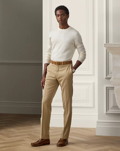 lauren ralph lauren Jersey de cachemira con cuello redondo para hombre | Ralph Lauren® ES Rebajas de fábrica