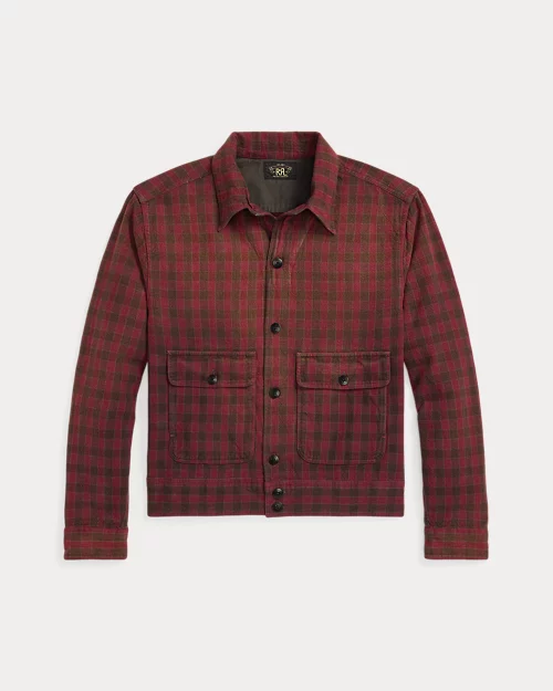 lauren ralph lauren Chaqueta estilo camisa con cuadros para hombre | Ralph Lauren® ES Tienda