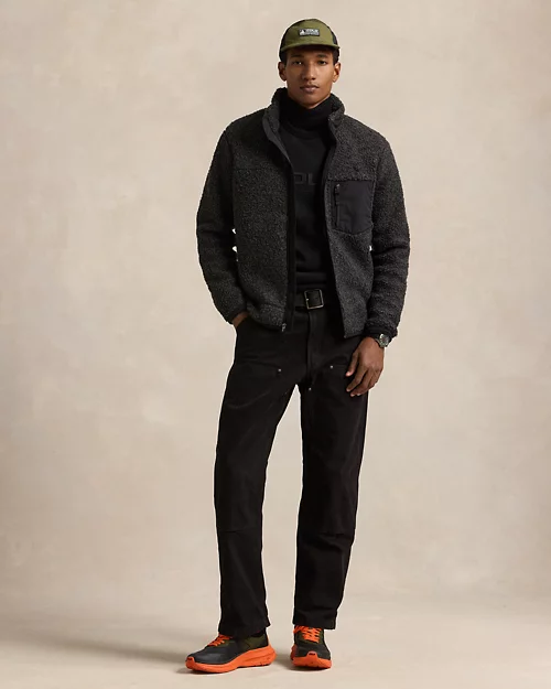 lauren ralph lauren Chaqueta híbrida con tejido polar para hombre | Ralph Lauren® ES ÚLTIMAS EDICIONES