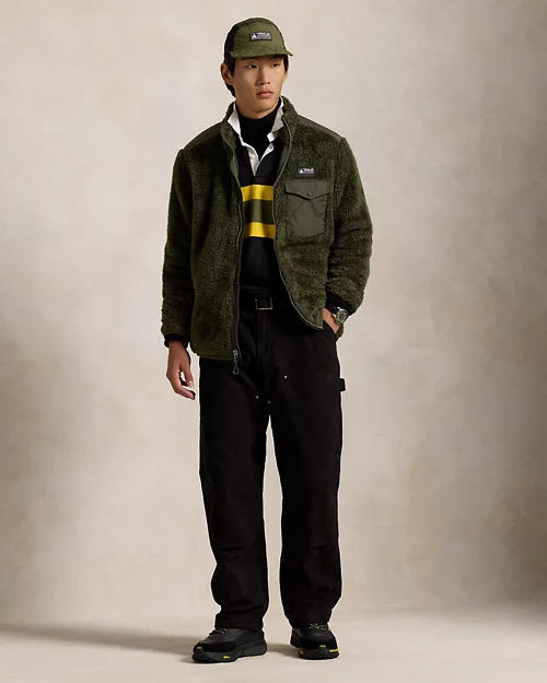 lauren ralph lauren Chaqueta bimaterial con tejido polar para hombre | Ralph Lauren® ES Solo hoy
