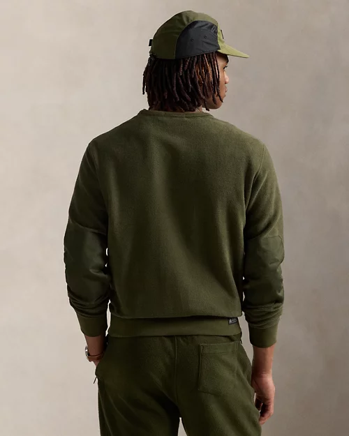 lauren ralph lauren Sudadera de felpa bimateria para hombre | Ralph Lauren® ES Oferta especial de fábrica