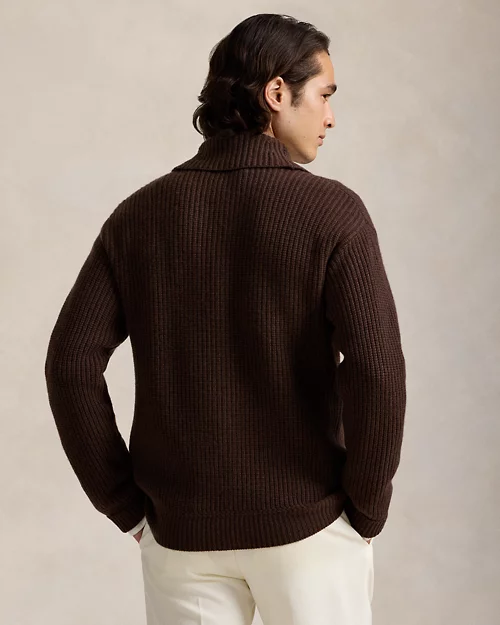lauren ralph lauren Cárdigan de lana y cachemira con textura para hombre | Ralph Lauren® ES Grandes ahorros