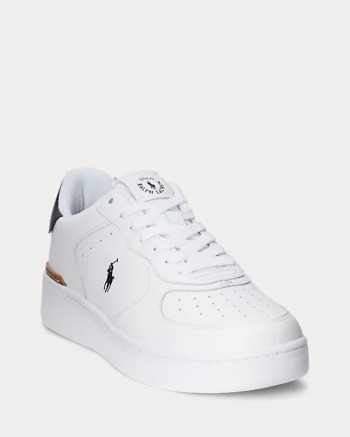 lauren ralph lauren Deportiva Masters Court de piel para hombre | Ralph Lauren® ES Rebajas de fin de temporada