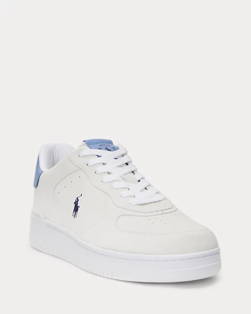 lauren ralph lauren Deportiva Masters Court de ante para hombre | Ralph Lauren® ES Precio ultrabajo