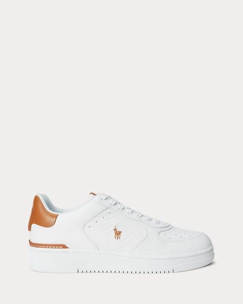 lauren ralph lauren Deportiva Masters Court de piel para hombre | Ralph Lauren® ES