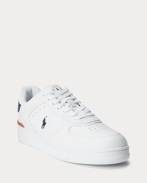 lauren ralph lauren Deportiva Masters Court de piel para hombre | Ralph Lauren® ES En línea