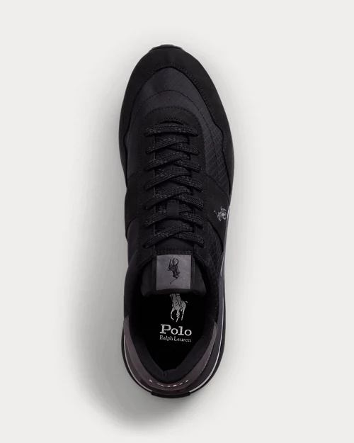 lauren ralph lauren Deportiva Train 89 de nobuck y oxford para hombre | Ralph Lauren® ES Venta caliente