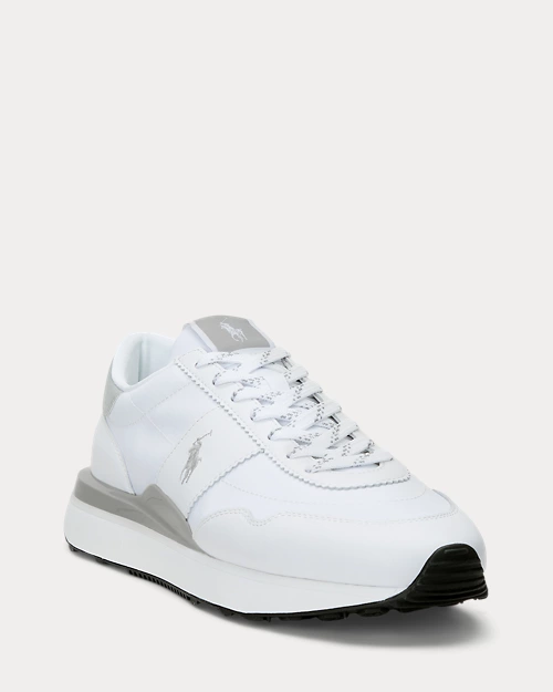 lauren ralph lauren Deportiva Train 89 de piel y oxford para hombre | Ralph Lauren® ES Gran oferta