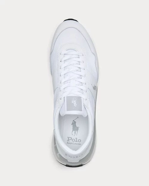 lauren ralph lauren Deportiva Train 89 de piel y oxford para hombre | Ralph Lauren® ES Gran oferta