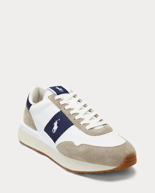 lauren ralph lauren Deportiva Train 89 con paneles de ante para hombre | Ralph Lauren® ES Rebajas baratas