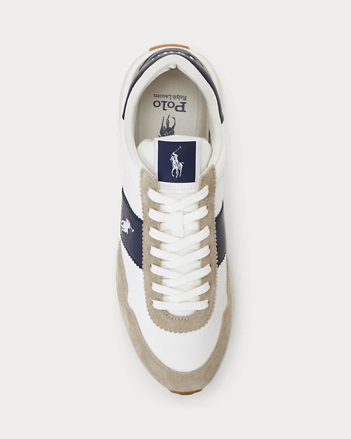 lauren ralph lauren Deportiva Train 89 con paneles de ante para hombre | Ralph Lauren® ES Rebajas baratas
