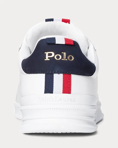 lauren ralph lauren Deportiva Heritage Court II de piel para hombre | Ralph Lauren® ES Descuento