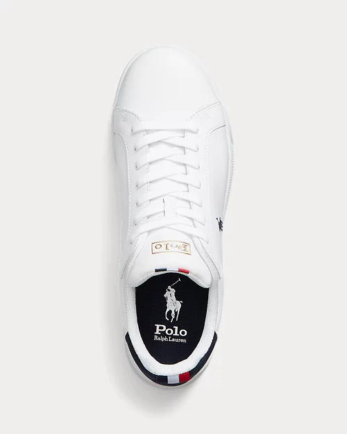 lauren ralph lauren Deportiva Heritage Court II de piel para hombre | Ralph Lauren® ES Descuento