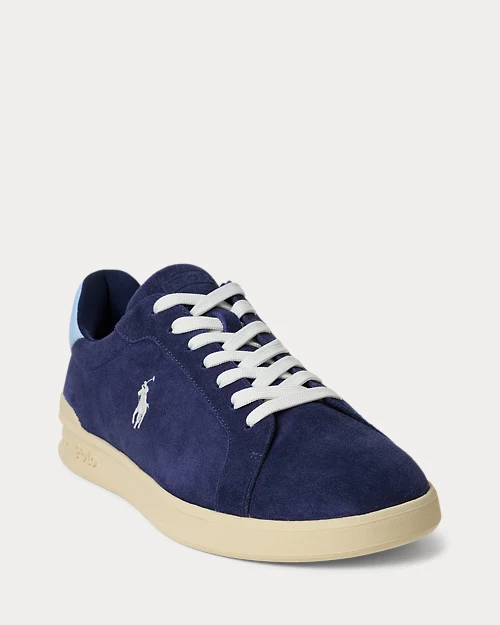 lauren ralph lauren Deportiva Heritage Court II de ante para hombre | Ralph Lauren® ES Oferta especial