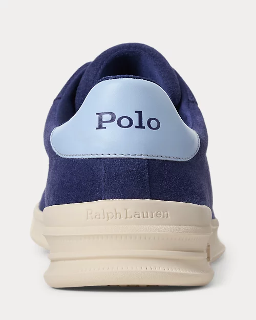 lauren ralph lauren Deportiva Heritage Court II de ante para hombre | Ralph Lauren® ES Oferta especial