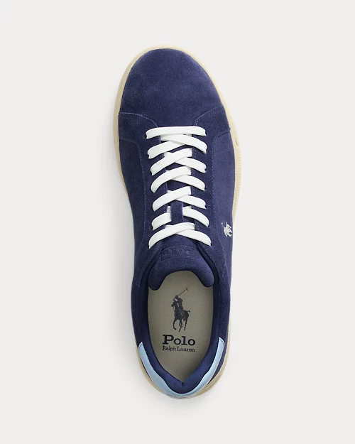 lauren ralph lauren Deportiva Heritage Court II de ante para hombre | Ralph Lauren® ES Oferta especial