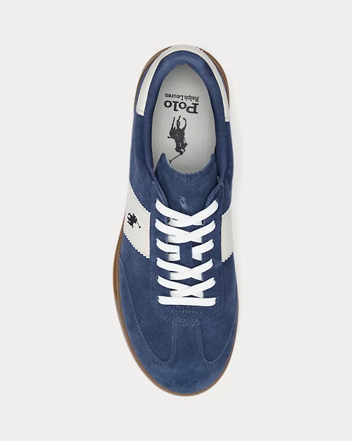 lauren ralph lauren Deportiva Heritage Aera de ante para hombre | Ralph Lauren® ES Envío gratis