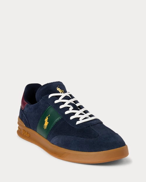 lauren ralph lauren Deportiva Heritage Aera de ante para hombre | Ralph Lauren® ES COMPRAR AHORA